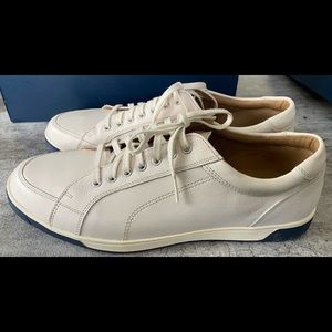 Brand new, in box, all leather, Cole Haan “Quincy Sport” shoes in ivory color